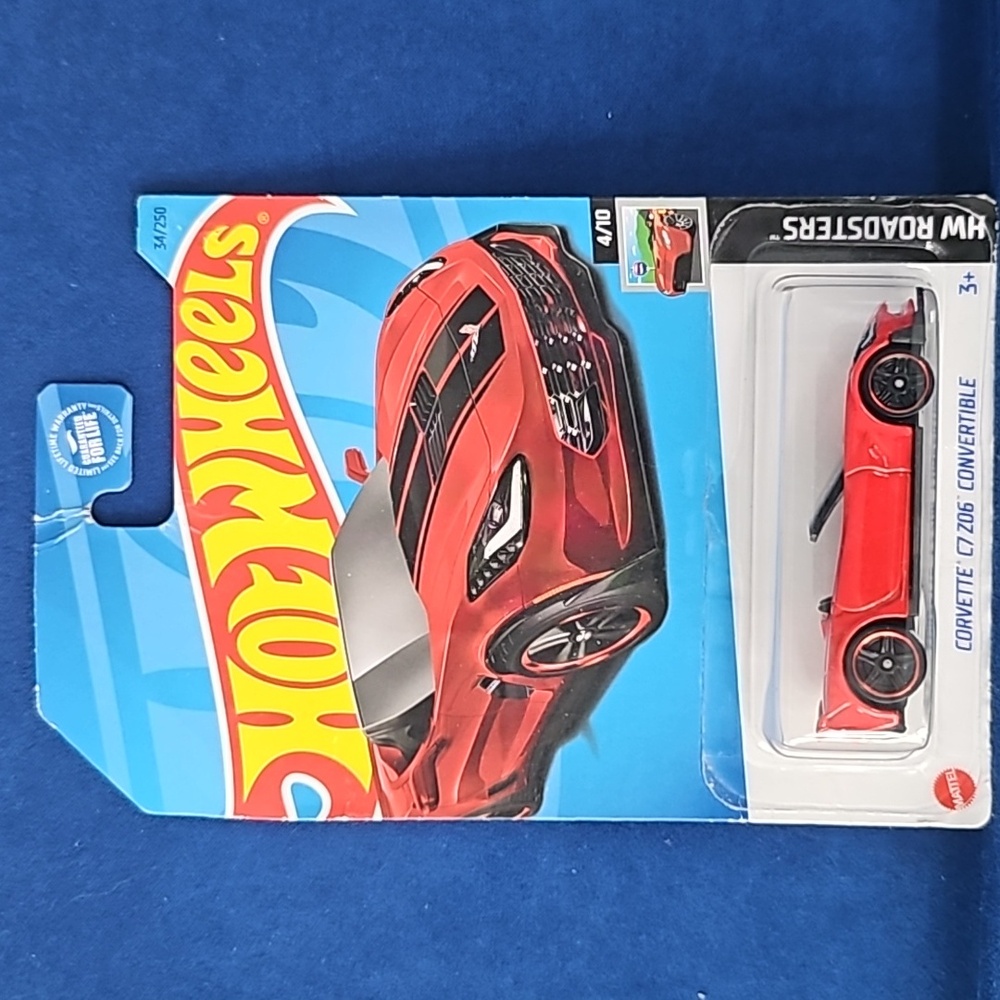 Hotwheels CORVETTE C7 Z06" CONVERTIBLE